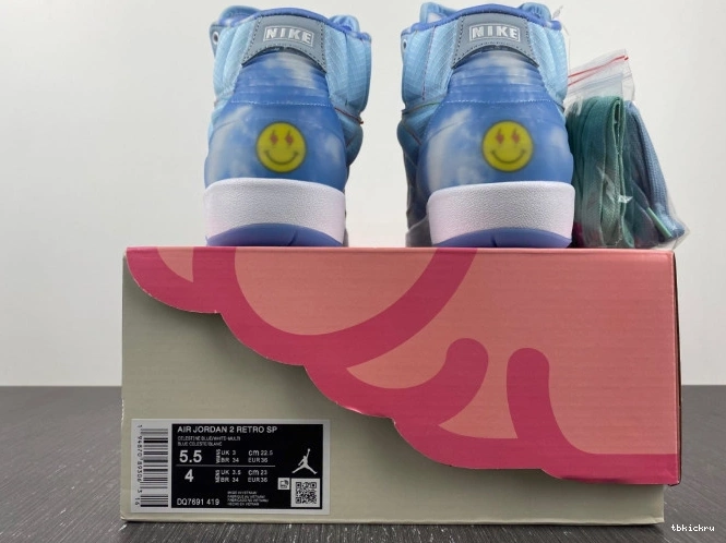 Reps TBkick J Retro 2 Jordan DQ7691-419 Balvin 0629